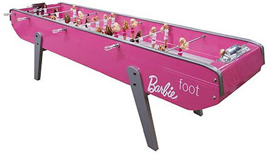 Barbie asztali foci Barbie asztali foci