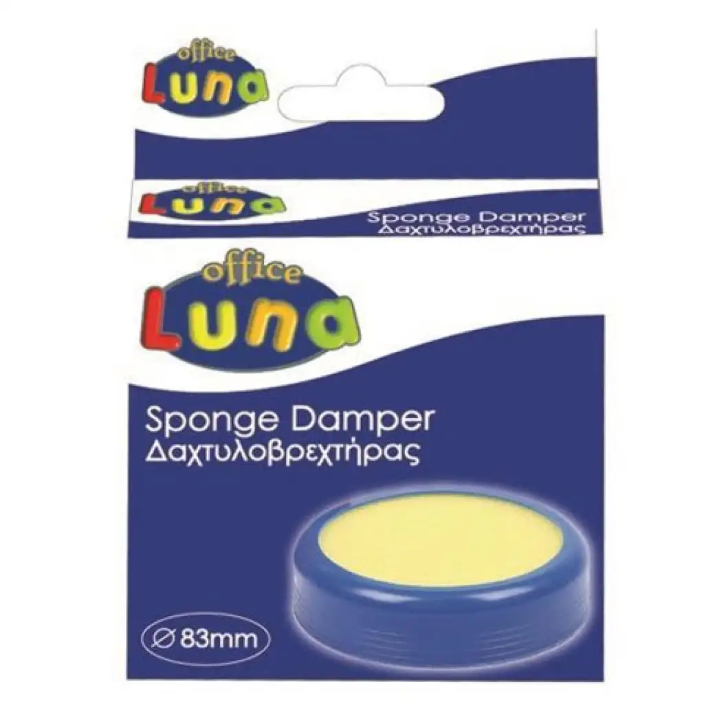 Ujjnedvesítő szivacs tárolóban 83mm kép 1