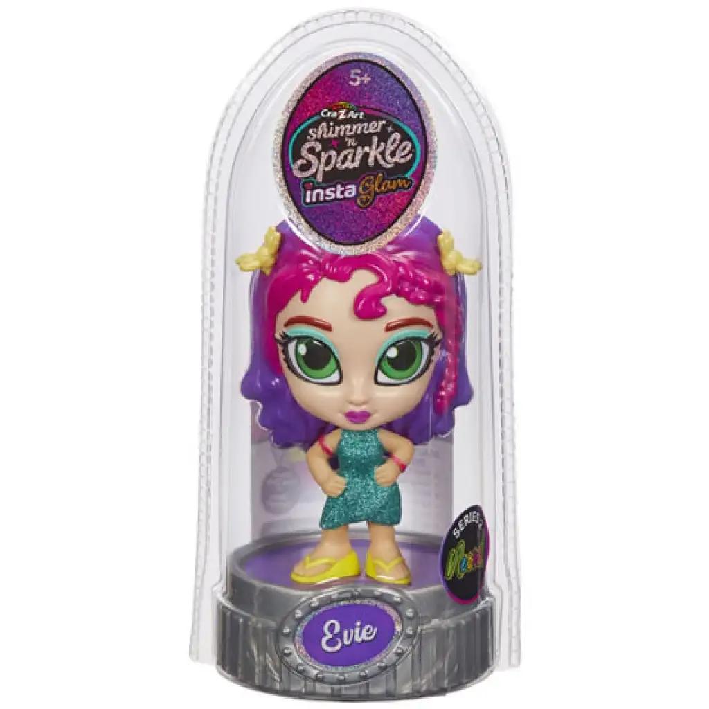 Cra-Z-Art: Shimmer 'n Sparkle Insta Glam Neon Evie baba kép 1