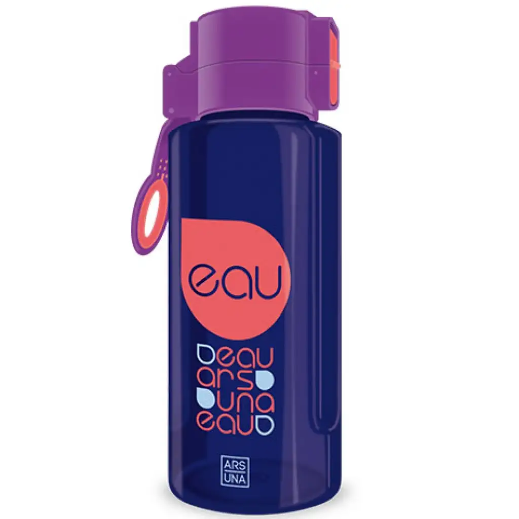 Ars Una: Lila és kék BPA mentes kulacs 650ml kép 1