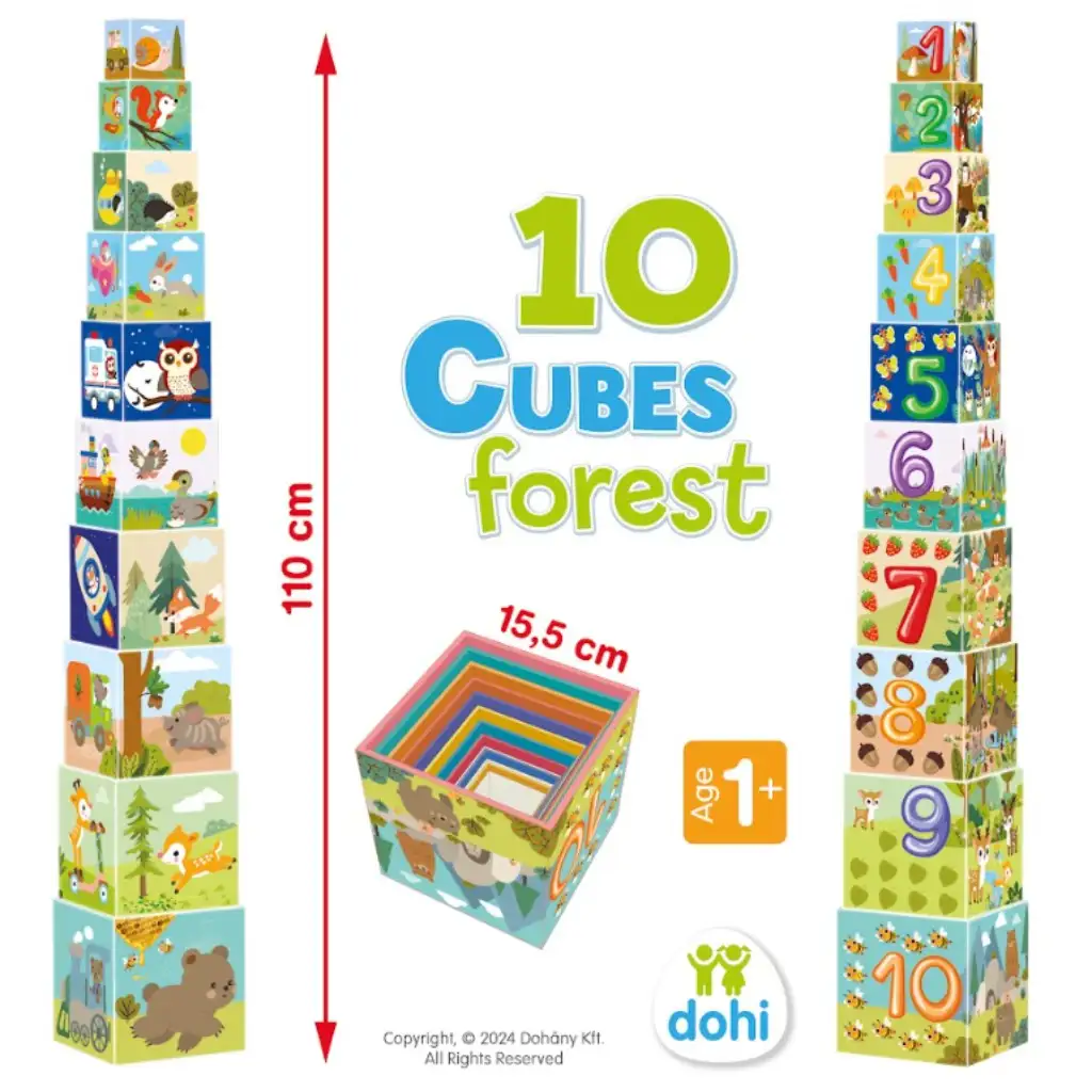 10 Cube Kockarakosgató játék - Erdő kép 3