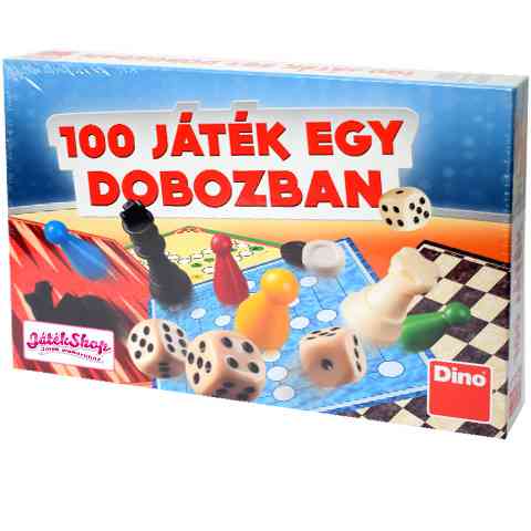100 játék egy dobozban társasjáték gyűjtemény kép 1