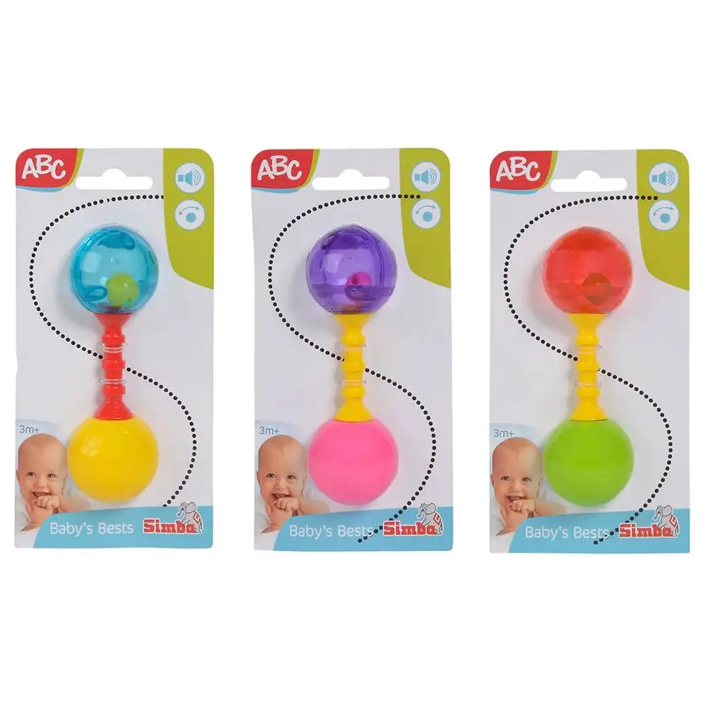 ABC első csörgőm bébi játék többféle változatban - Simba Toys kép 1