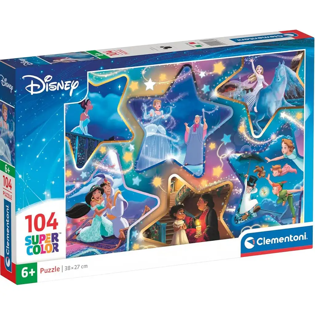 Disney Varázslatos pillanatok 104db-os Supercolor puzzle - Clementoni kép 1