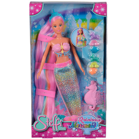 Steffi Love: Szivárvány sellő baba - Simba Toys kép 1