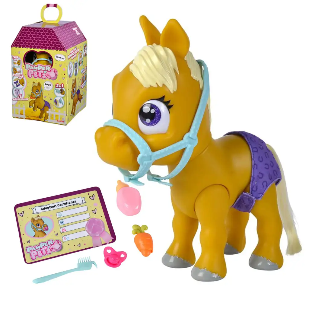 Pamper Petz: Pisilős póni kiegészítőkkel - Simba Toys kép 1