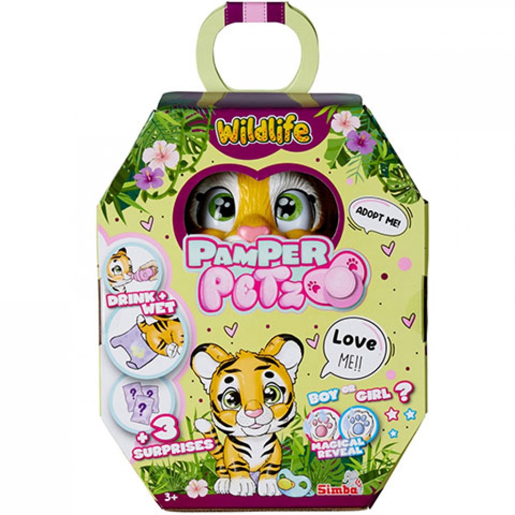 Pamper Petz: Pelenkás tigris - Simba Toys kép 1
