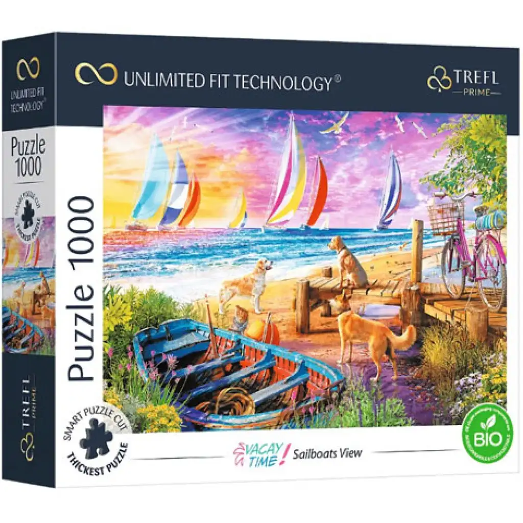 Vitorlások a vízen 1000db-os puzzle - Trefl kép 1