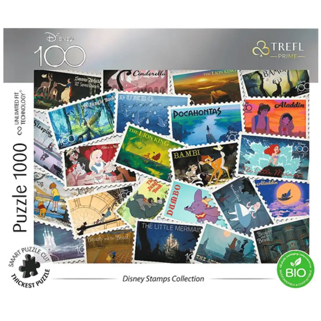 Disney bélyeggyűjtemény 1000db-os puzzle - Trefl kép 1