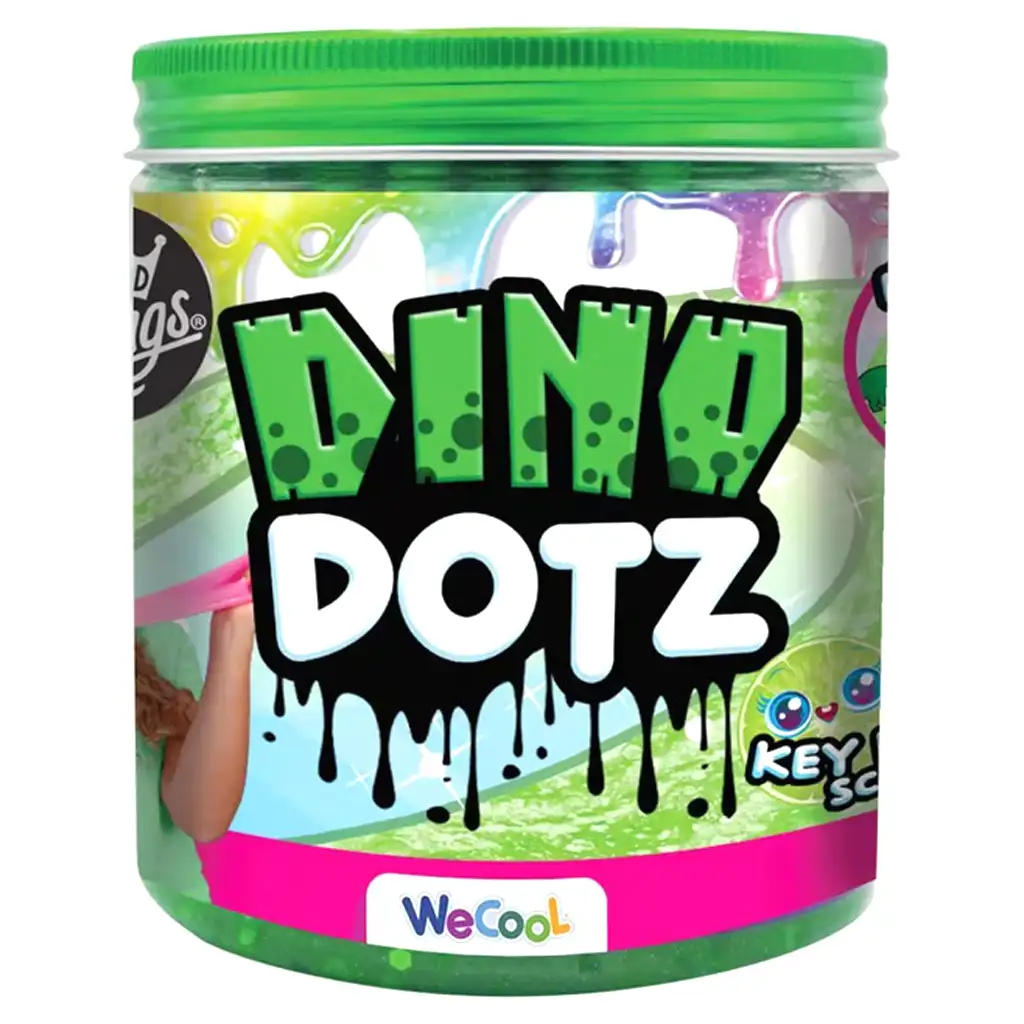 Compound Kings: Illatosított dinoszaurusz slime habgolyókkal és glitterrel 217gr kép 1