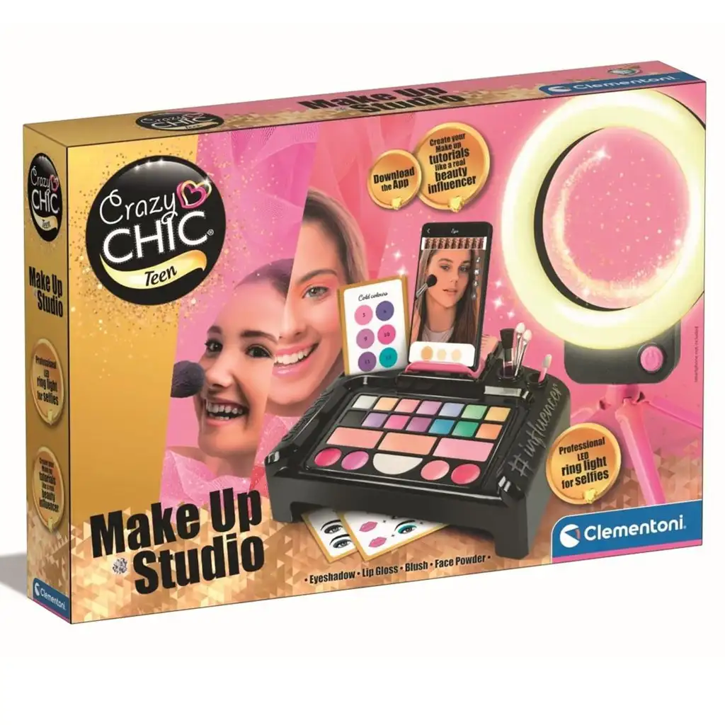 Crazy Chic: Influenszer szépség stúdió szett - Clementoni kép 1