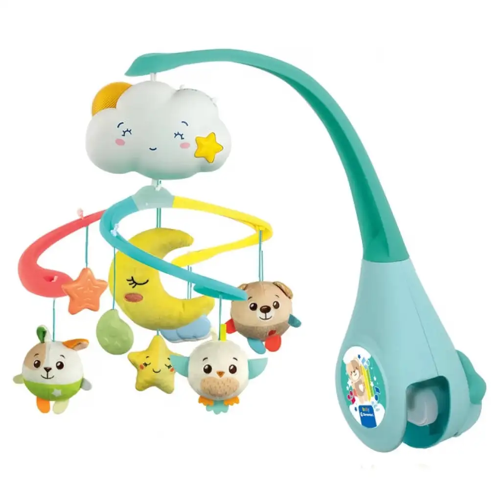 Édes álmok - Felhős kiságyforgó fénnyel és hanggal - Clementoni Baby kép 2
