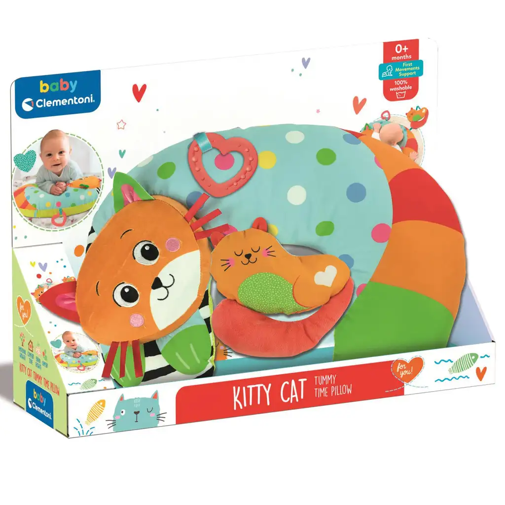 Clementoni Baby: Cicás pocakpárna 31x44cm kép 1