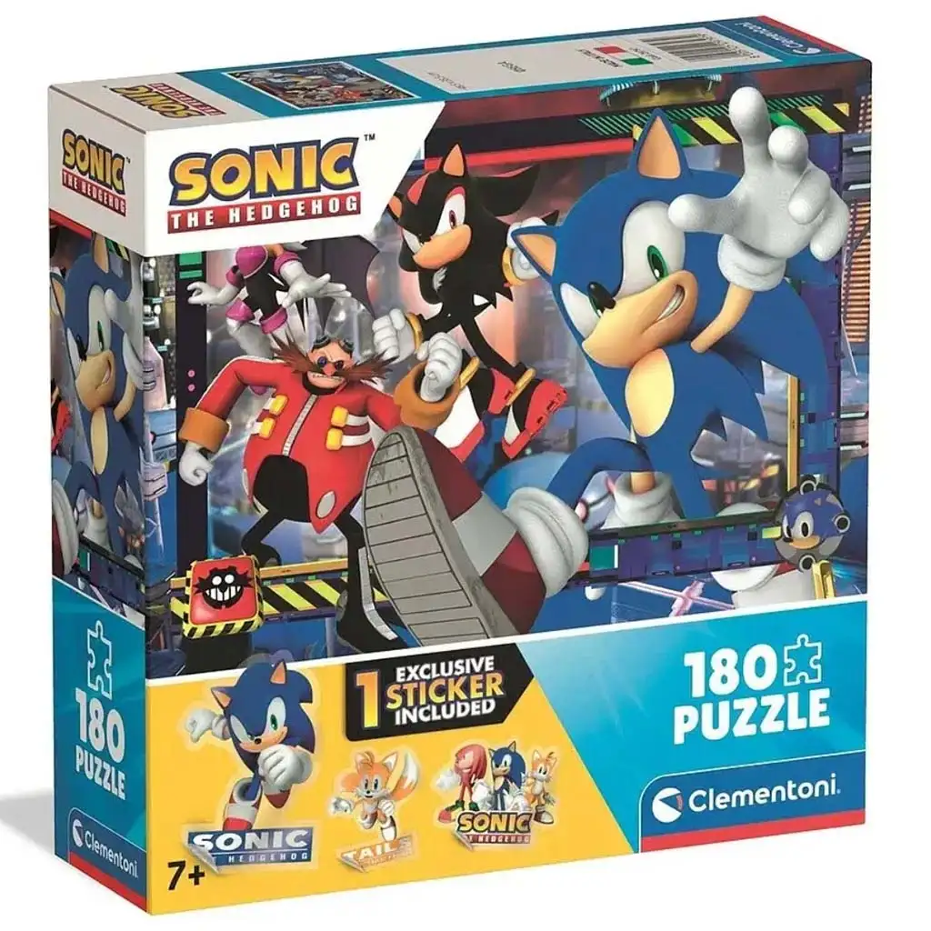 Disney Sonic 2 180db-os super puzzle - Clementoni kép 1