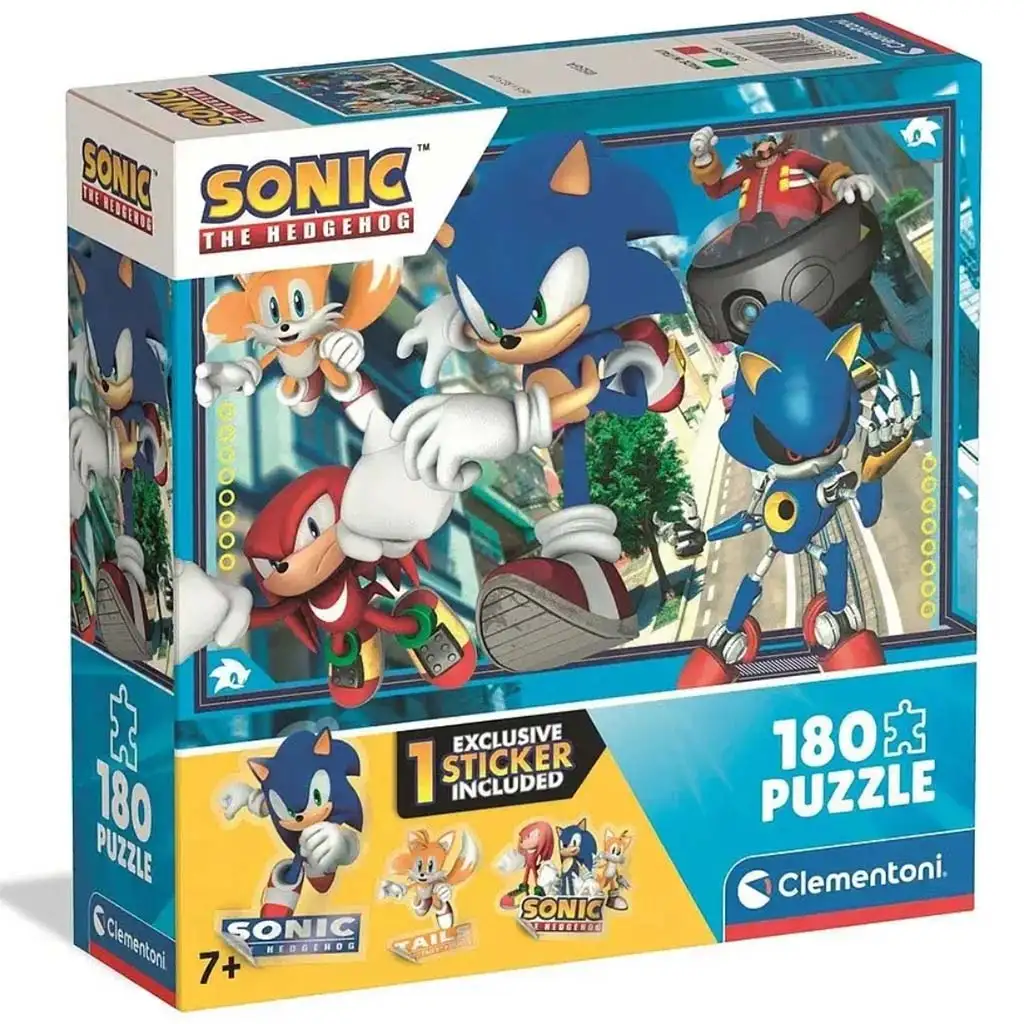 Disney Sonic 3 180db-os super puzzle - Clementoni kép 1