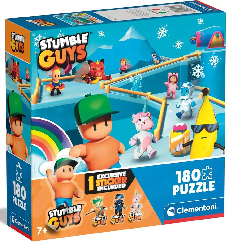 Stumble Guys Út a győzelem felé 180db-os super puzzle - Clementoni kép 1