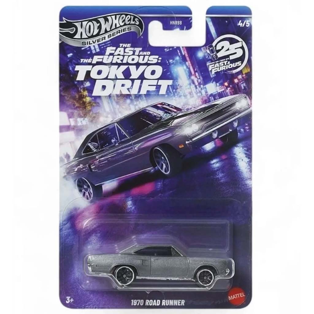Hot Wheels: Halálos iramban 1970 Road Runner kisautó 1/64 - Mattel kép 1
