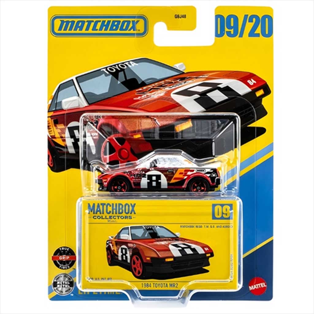 Matchbox Collectors: 1984 Toyota MR2 gyűjtői dobozos kisautó 1/64 - Mattel kép 1