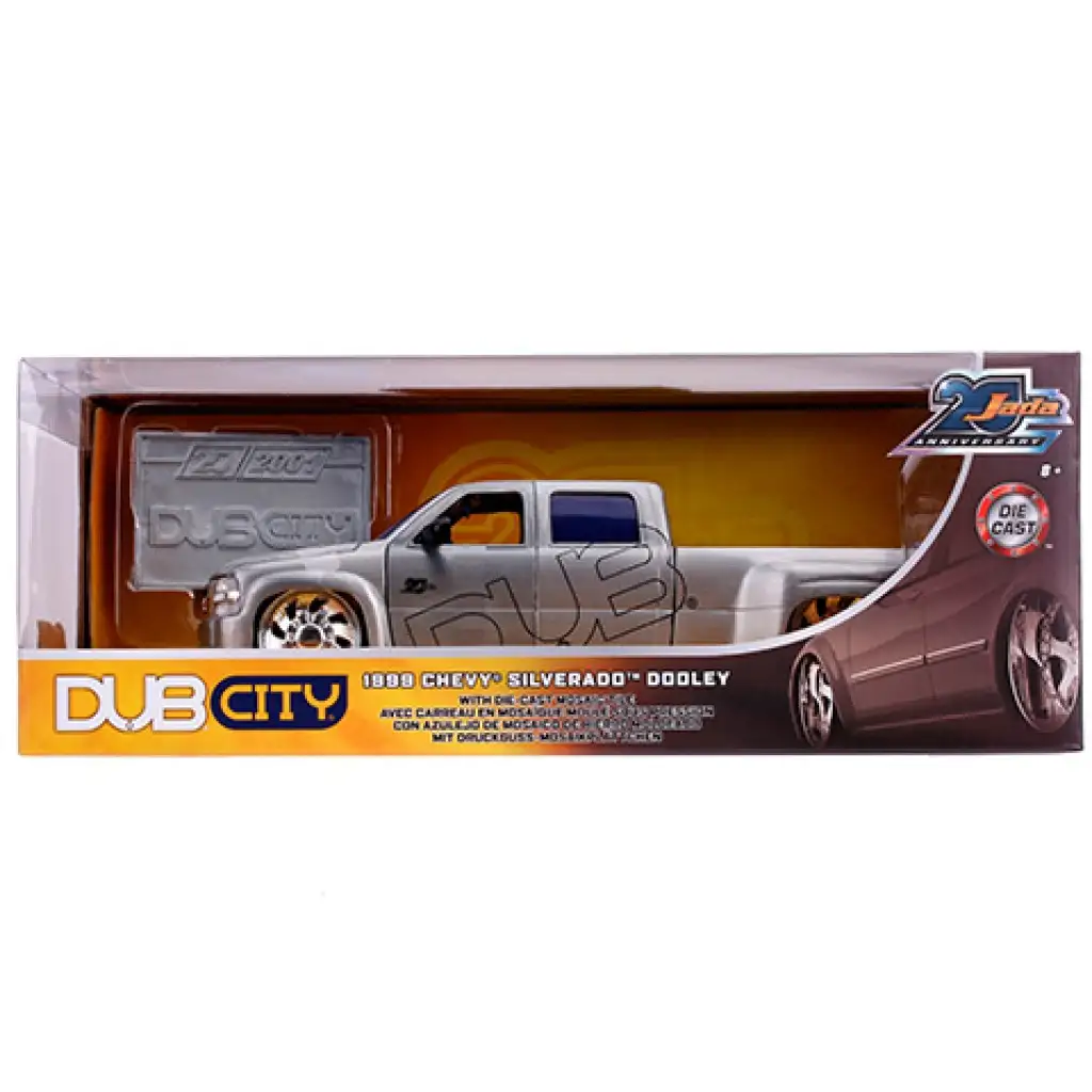1999 Chevy Silverado Dooley fém autómodell 1/24 - Simba Toys kép 1