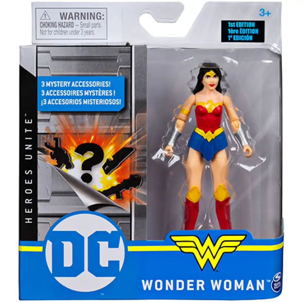 DC Comics: Wonder Woman 10cm figura meglepetés kiegészítőkkel - Spin Master kép 1