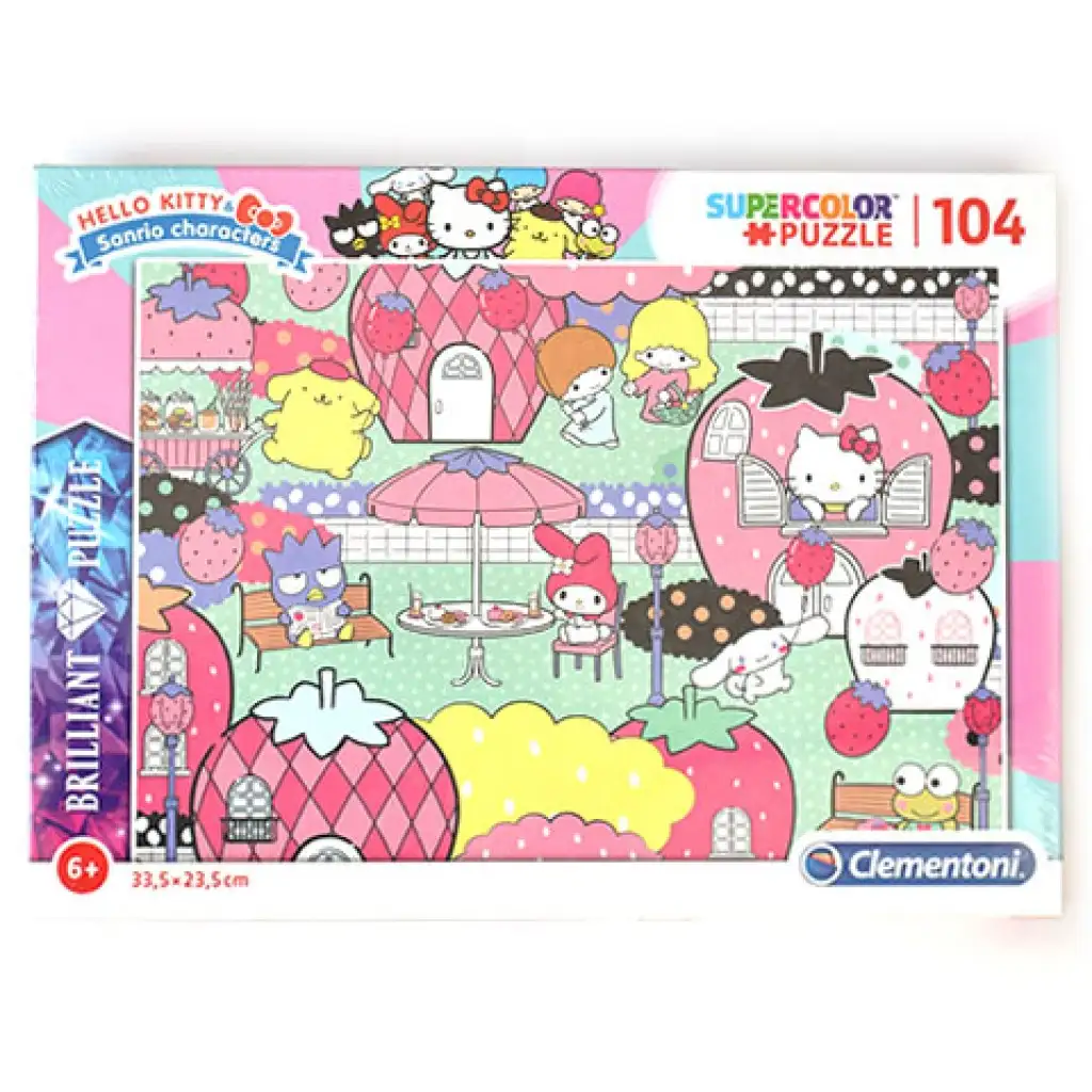 Hello Kitty kerti parti 104 db-os puzzle - Clementoni kép 1