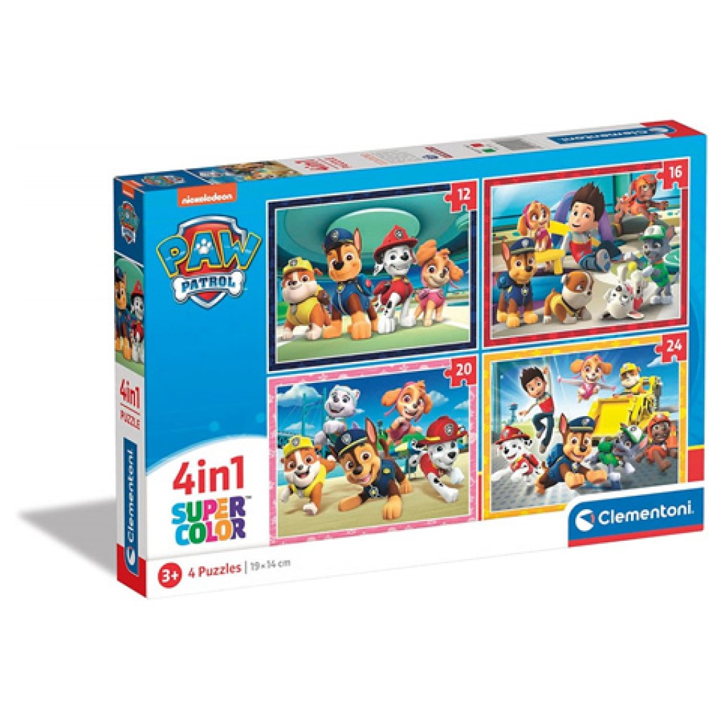 Mancs őrjárat 4 az 1-ben puzzle - Clementoni kép 1