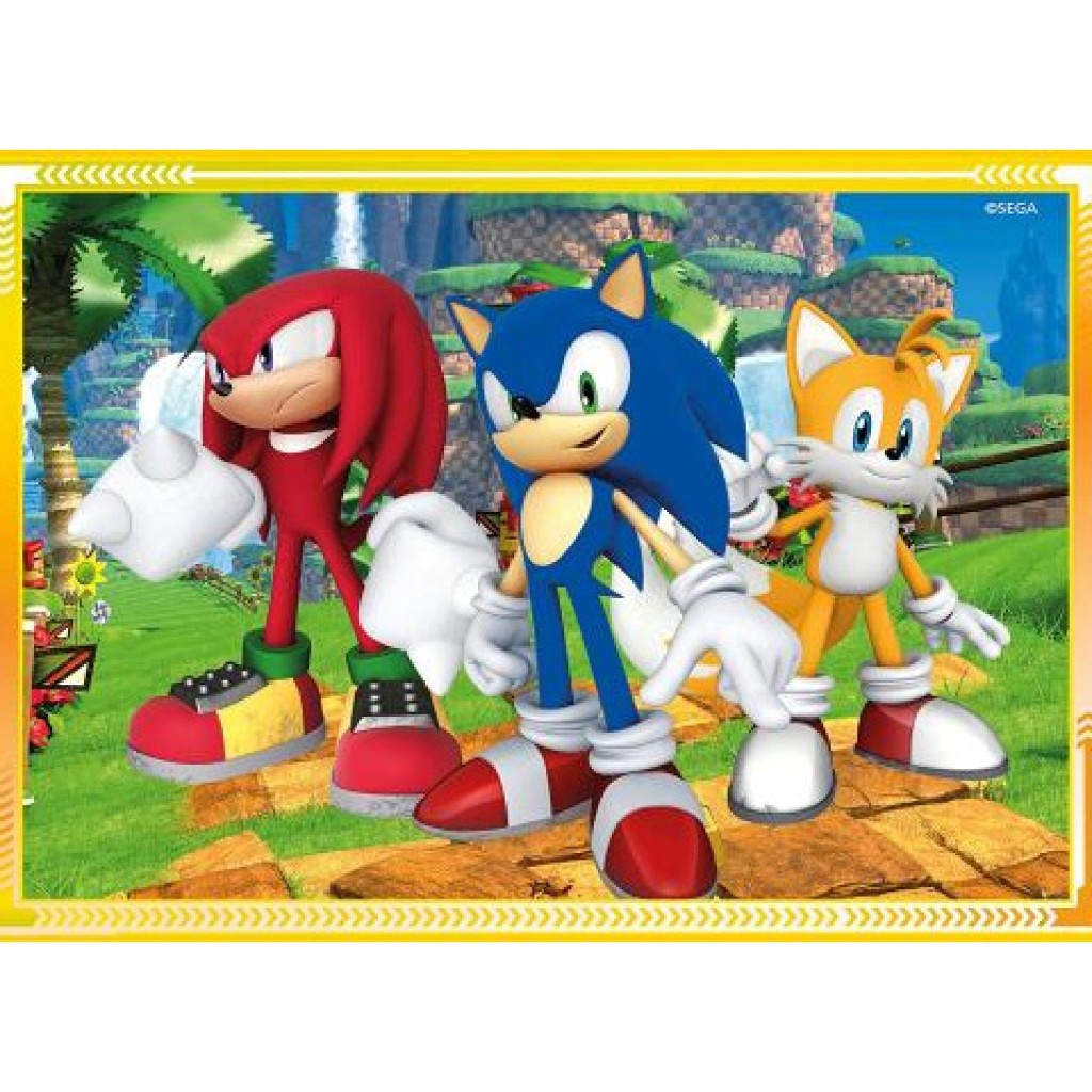 Sonic 4 az 1-ben puzzle - Clementoni kép 2