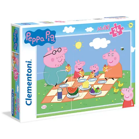 Peppa malac 24 db-os maxi puzzle - Clementoni kép 1