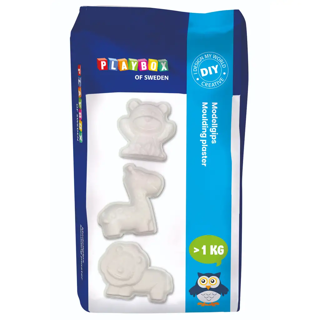 PlayBox: Fehér gipsz por 1kg kép 1