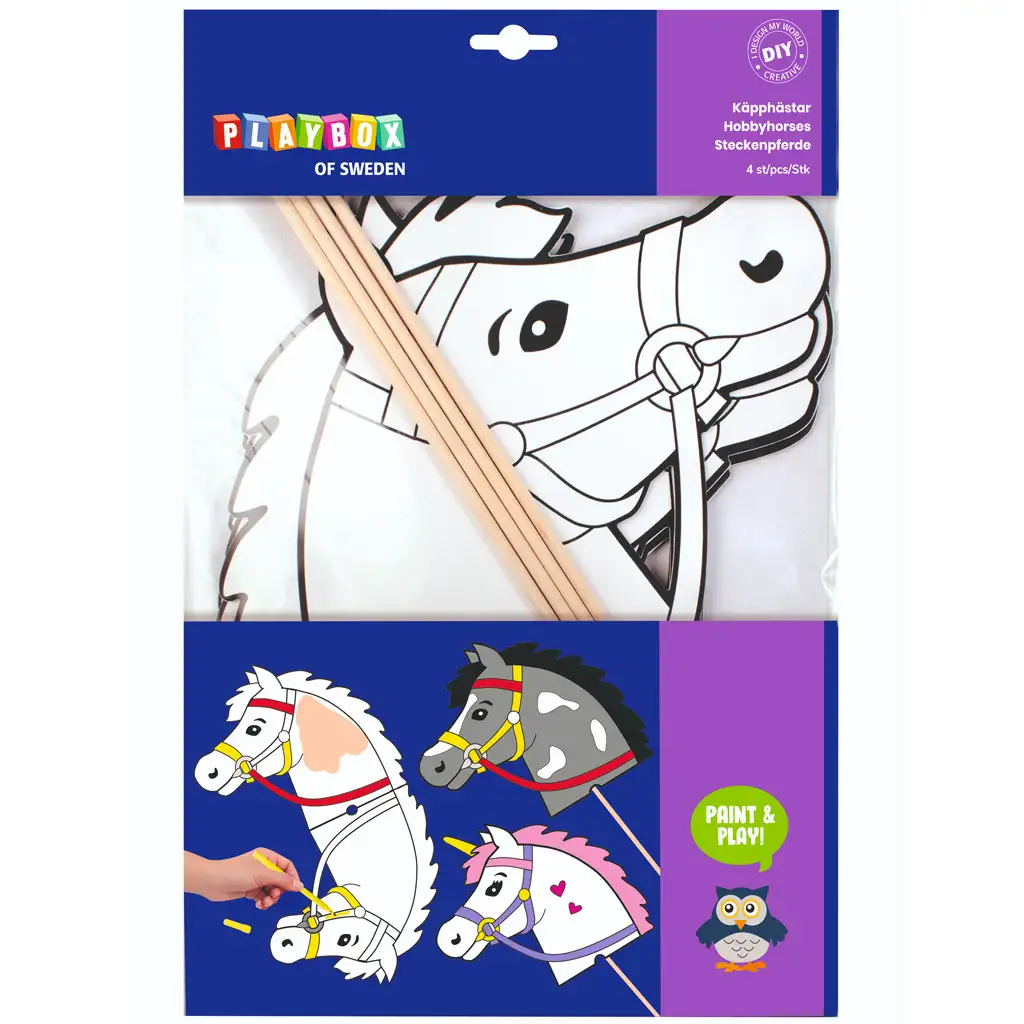 PlayBox: Hobbi ló vesszőparipa készítő szett kép 1