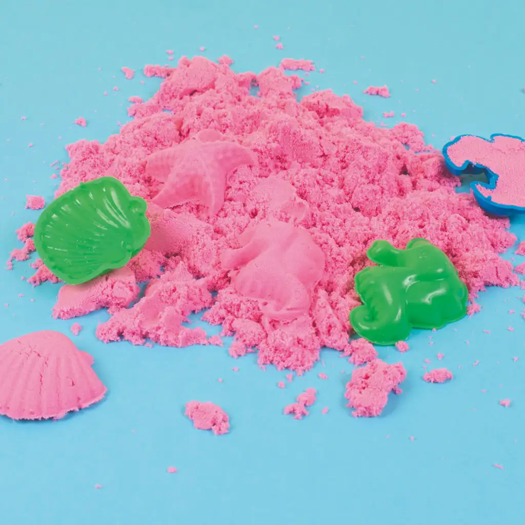 PlayBox: Pink színű homokgyurma vödörben 1kg kép 2