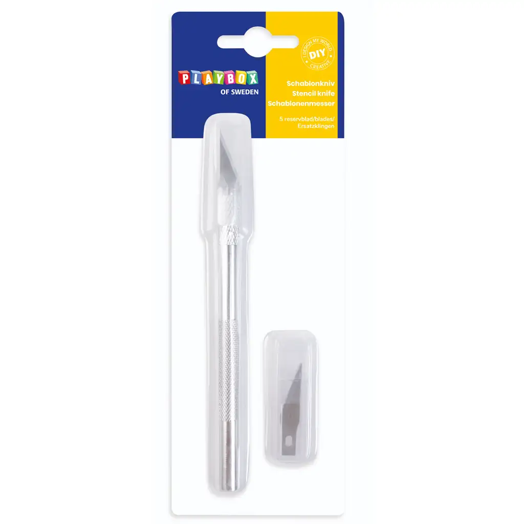 PlayBox: Fém szike extra pengékkel 14,5cm kép 1
