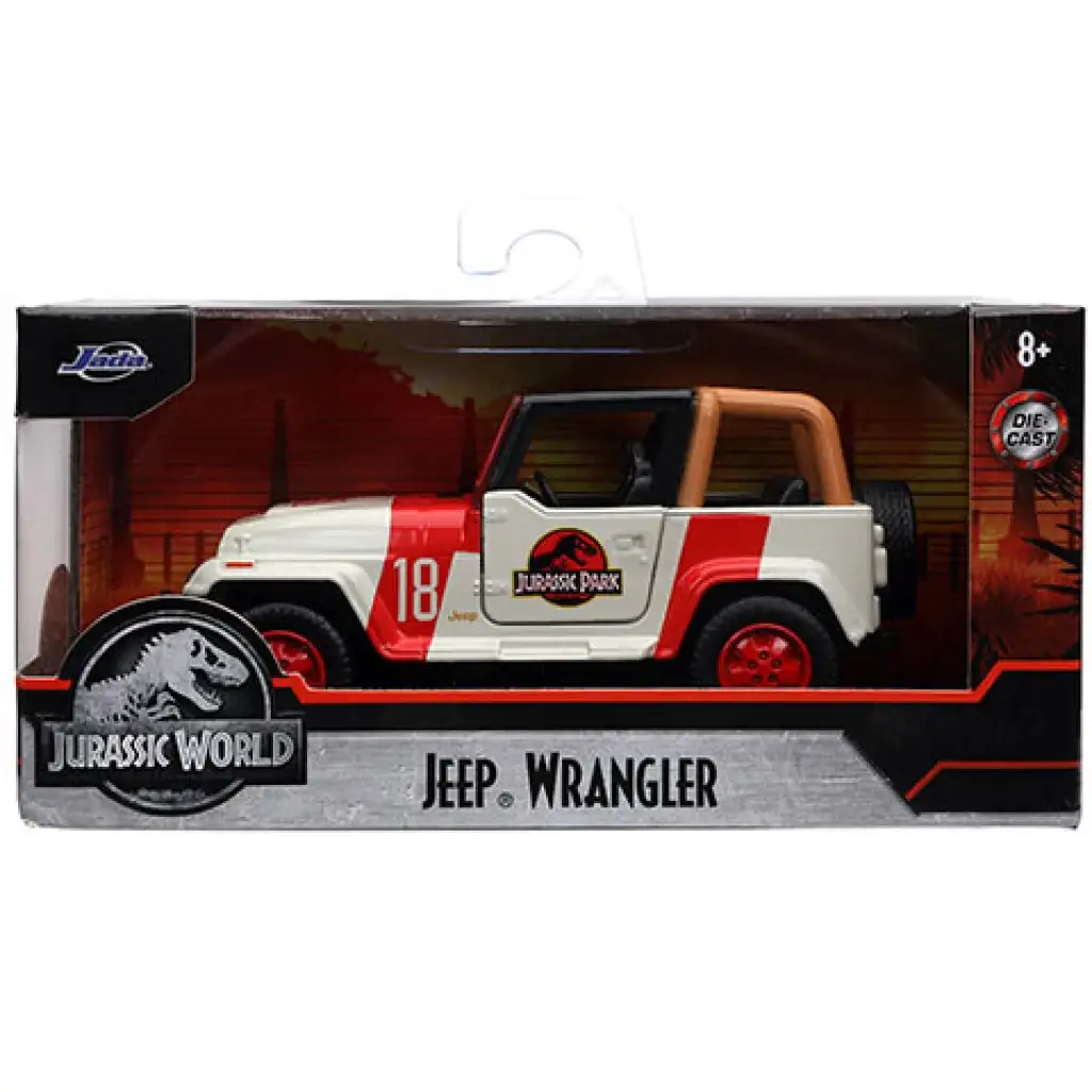 Jurassic World: Jurassic Park Jeep Wrangler 1/32 - Simba Toys kép 1