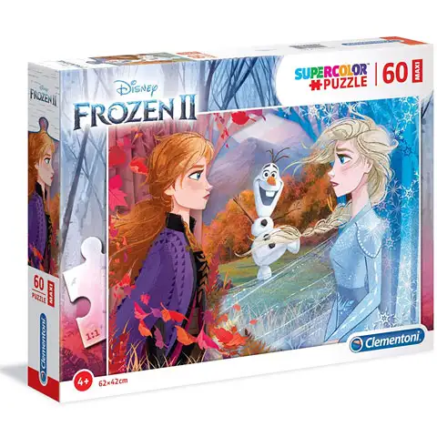 Jégvarázs II. Elza és Anna 60 db-os maxi puzzle - Clementoni kép 1