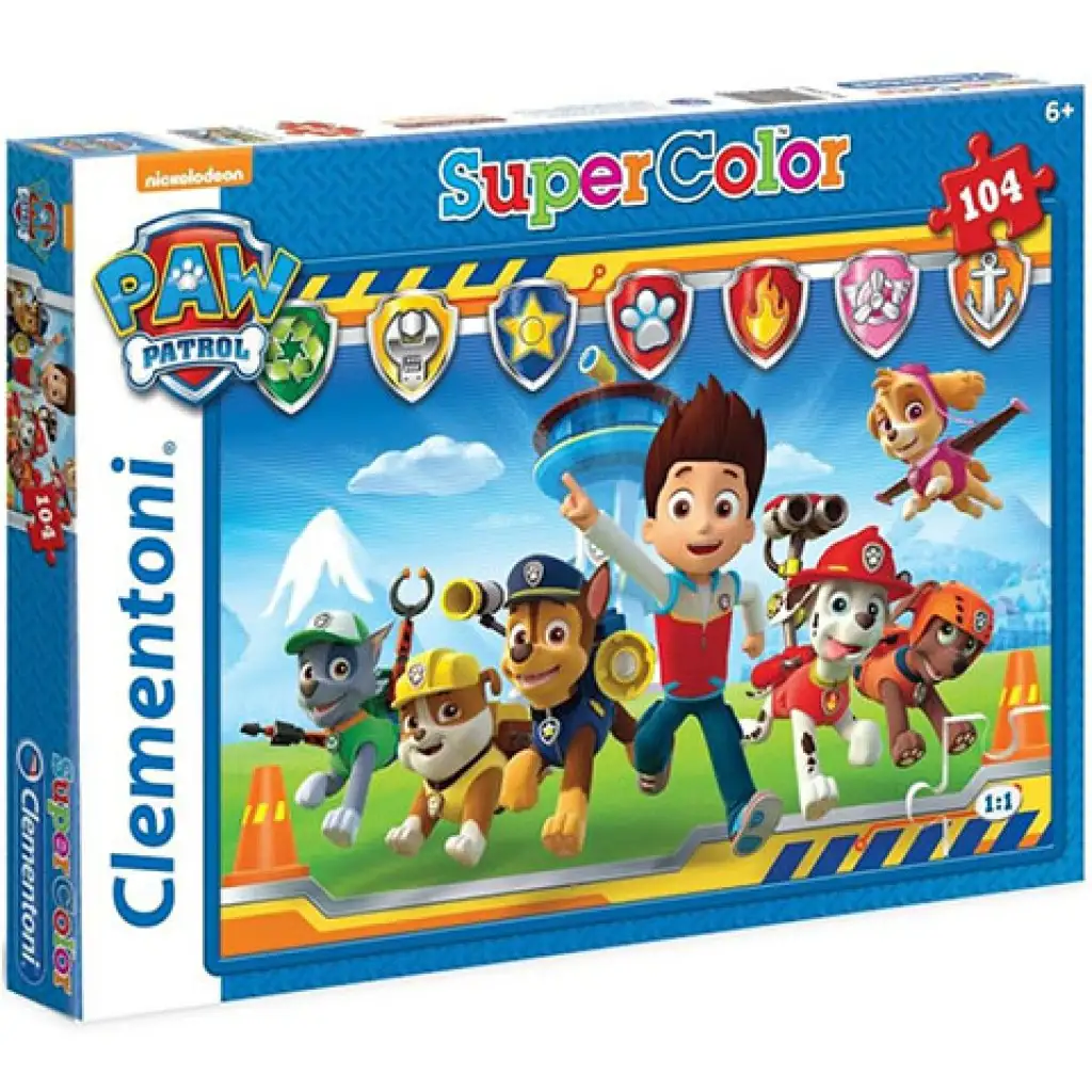 Mancs őrjárat: A csapat Supercolor puzzle 104db-os - Clementoni kép 1