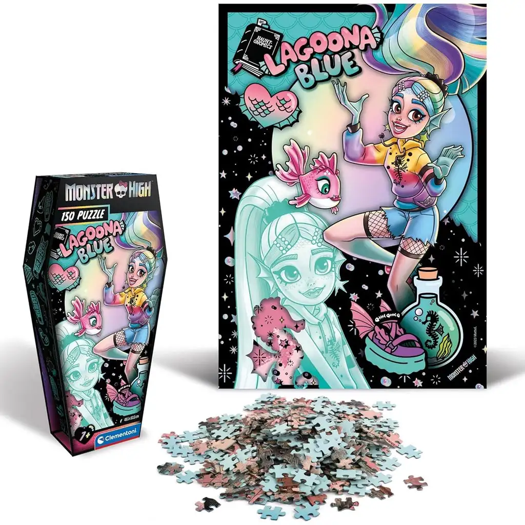 Monster High Lagoona Blue 150 db-os puzzle - Clementoni kép 1