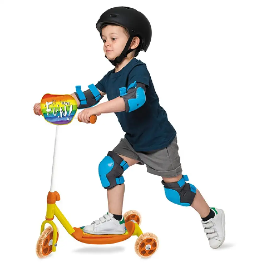 Rainbow mintás háromkerekű roller - Mondo Toys kép 2