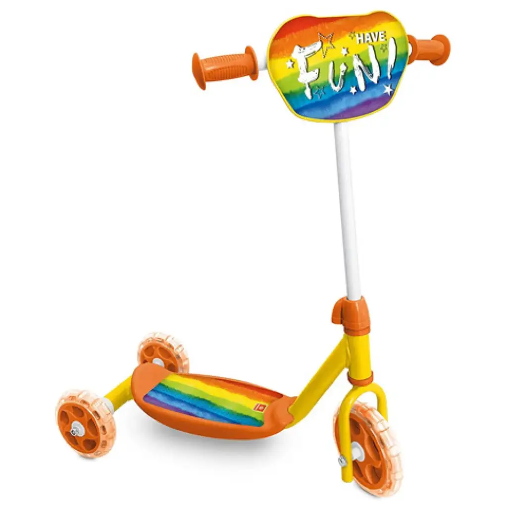 Rainbow mintás háromkerekű roller - Mondo Toys kép 1