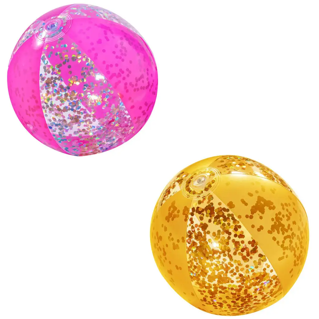 Bestway: Glitterrel töltött strandlabda kétféle változatban 41cm kép 1