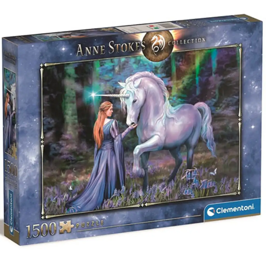Anne Stokes: Blue Bell Woods 1500db-os puzzle - Clementoni kép 1
