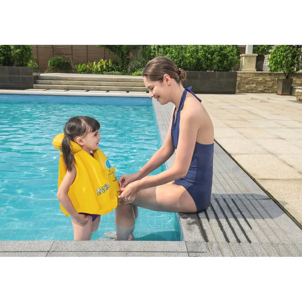 Bestway: Swim Safe - Felfújható gyerek úszómellény 51x46cm kép 2