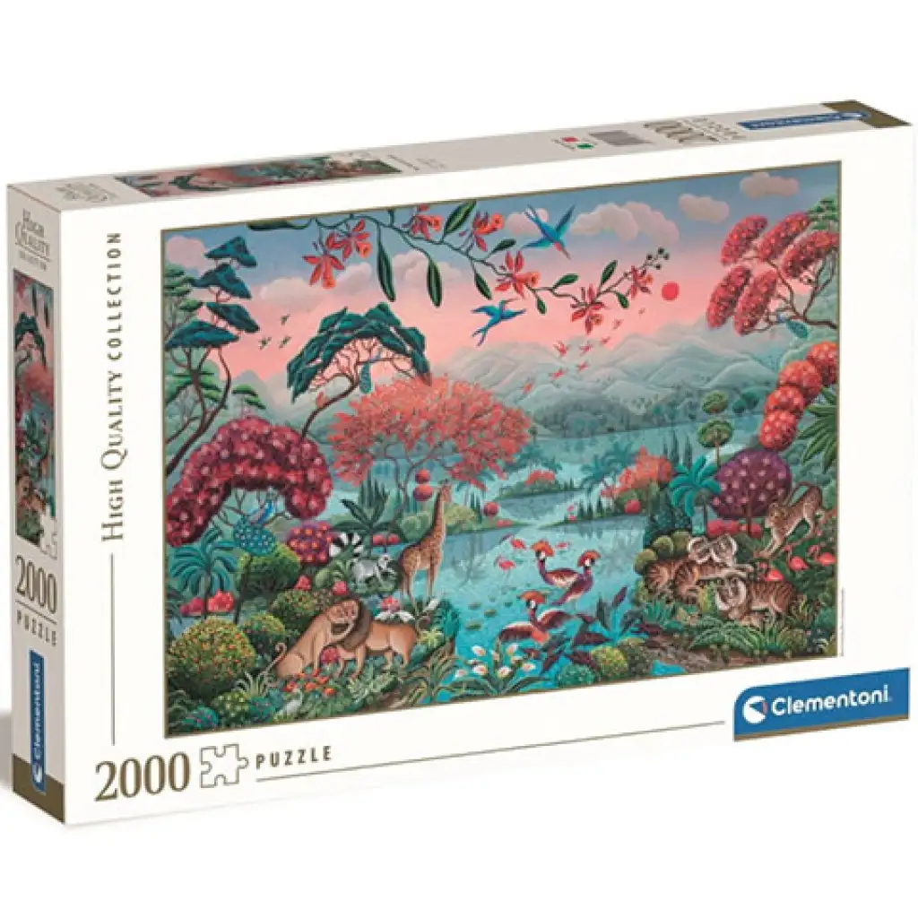 A békés dzsungel HQC puzzle 2000db-os - Clementoni kép 1