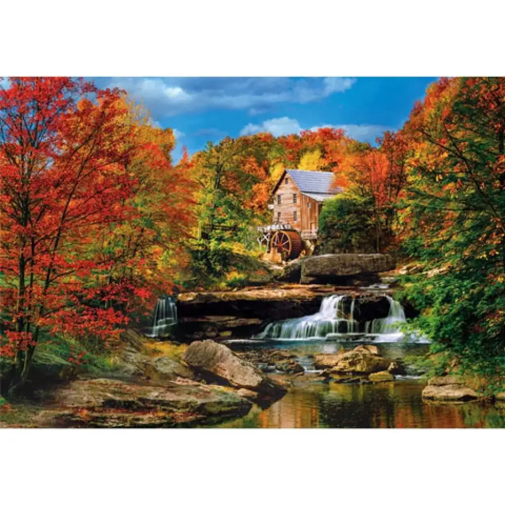 Vízimalom az erdőben HQC puzzle 2000db-os - Clementoni kép 2