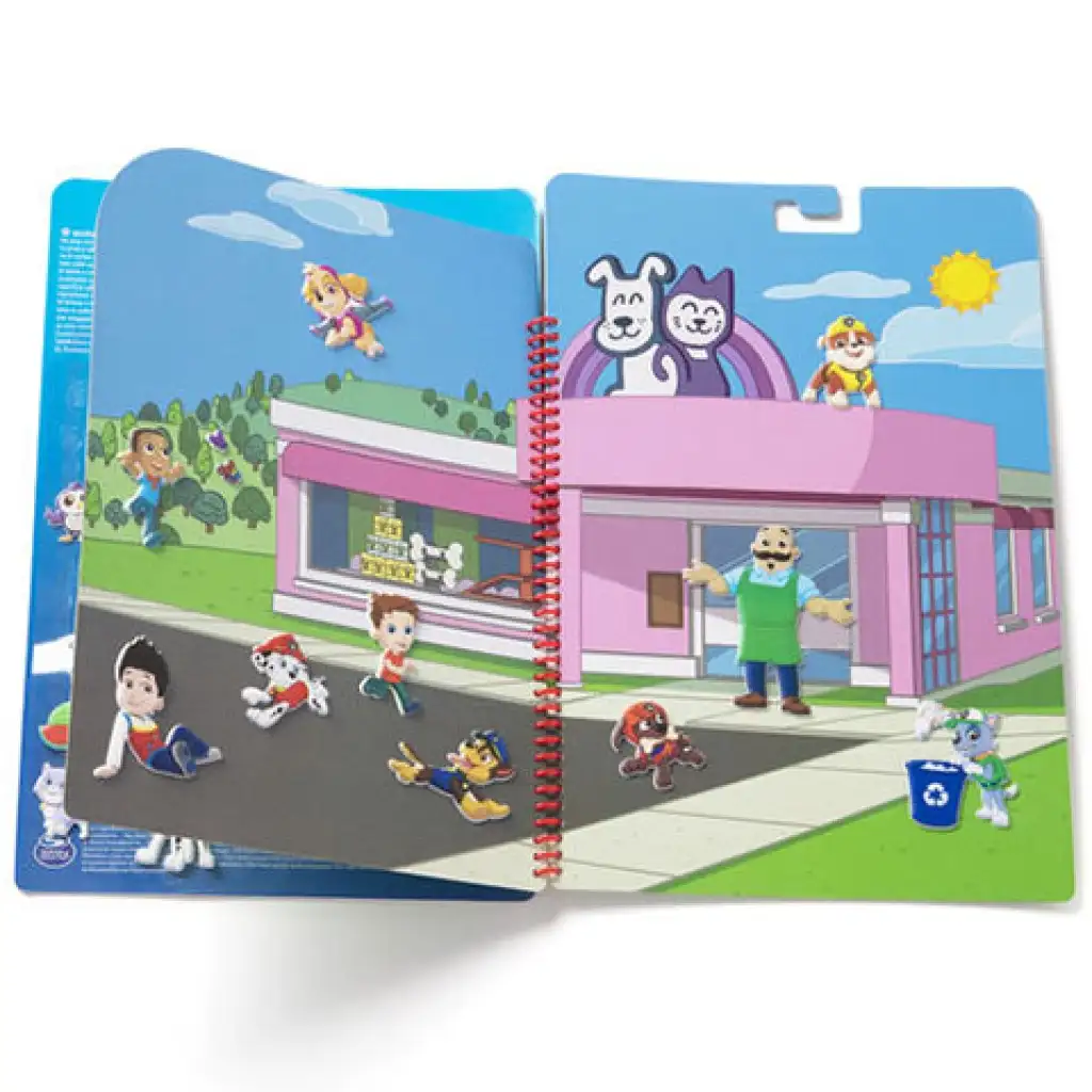 Melissa & Doug: Mancs őrjárat Kaland-öböl pufi matricás füzet kép 2