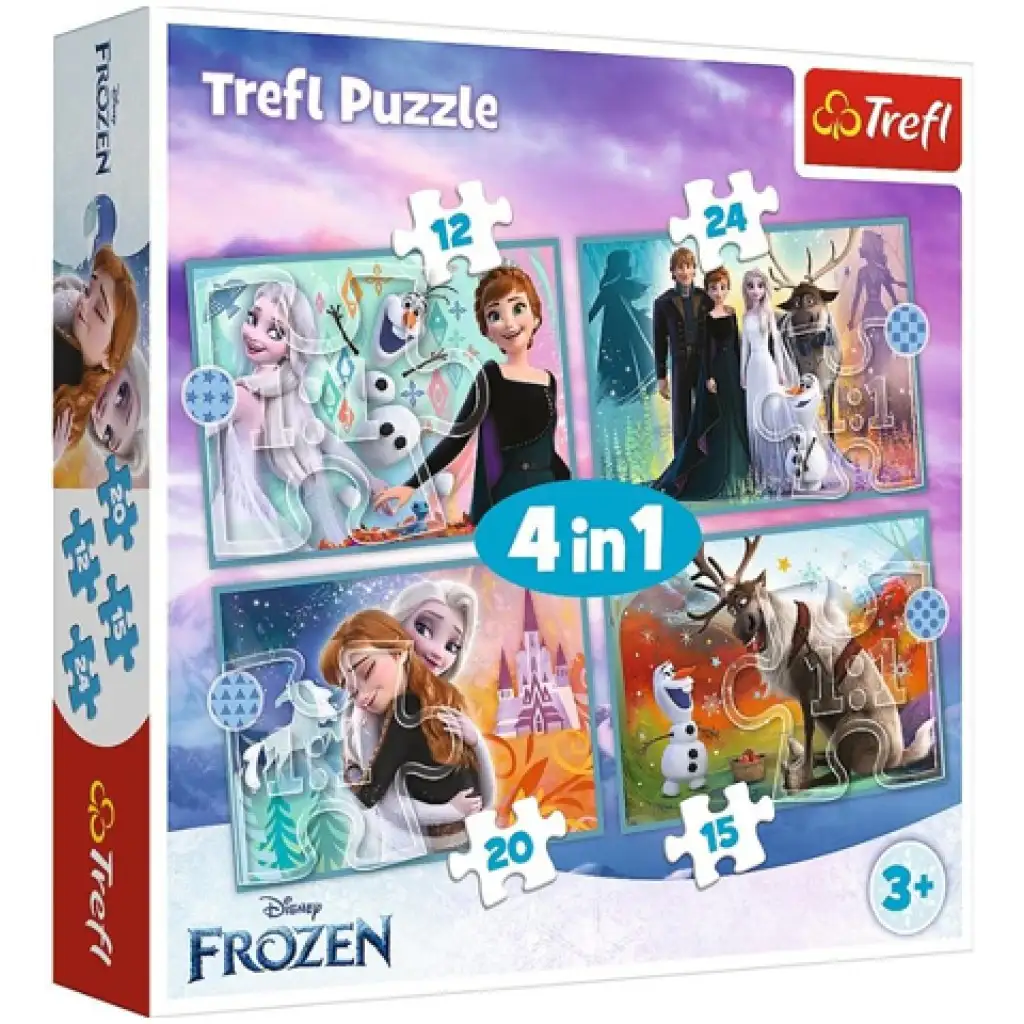Jégvarázs 2. 4 az1-ben puzzle szett - Trefl kép 1