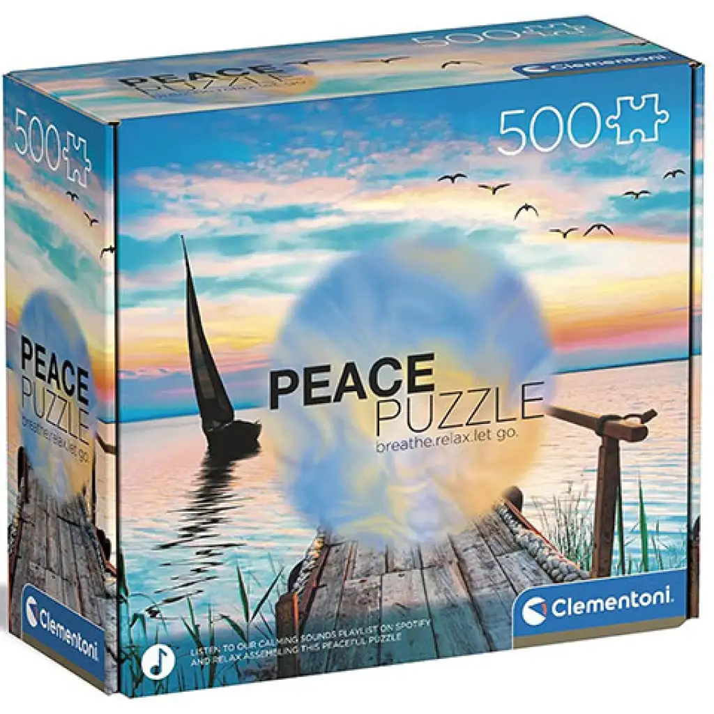 Peace Puzzle: Békés szellő 500db-os puzzle - Clementoni kép 1
