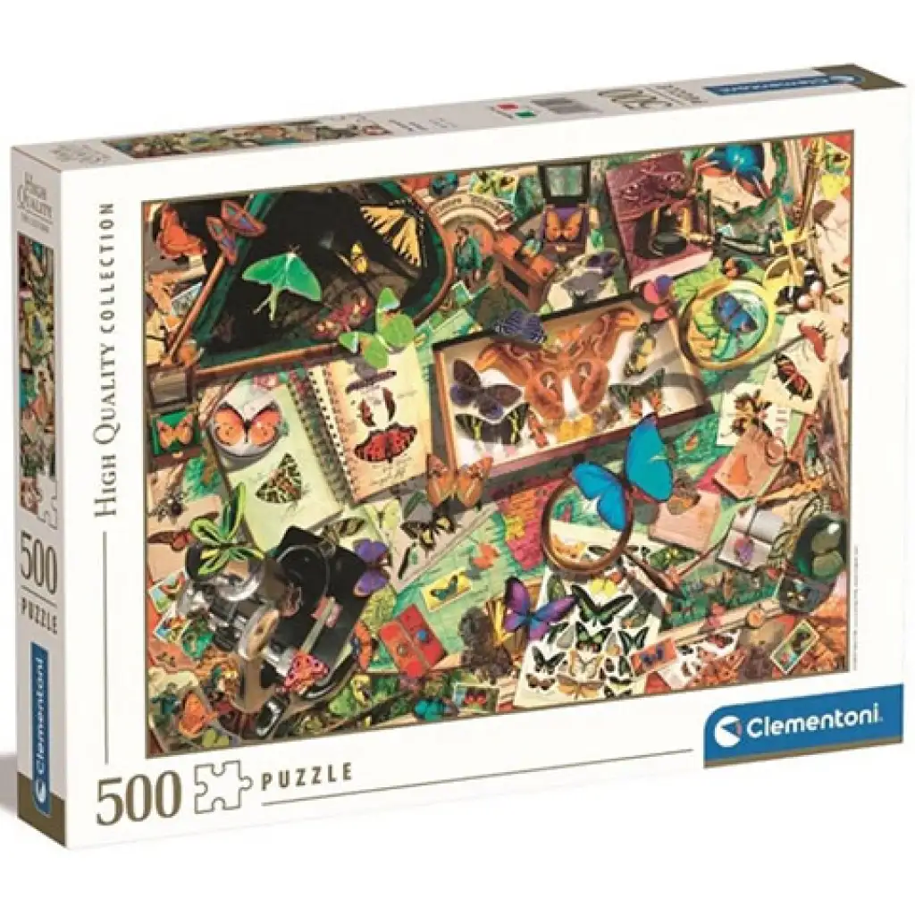 Pillangó gyűjtő HQC 500db-os puzzle - Clementoni kép 1