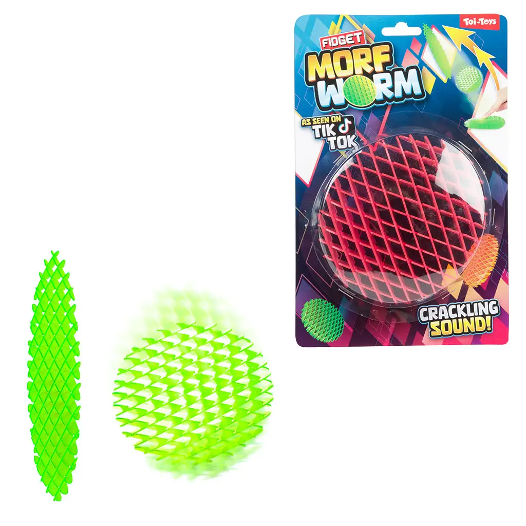 Morf Fidget Worm stresszoldó játék többféle változatban 1db kép 1