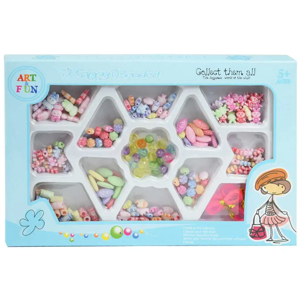 Art&Fun: Ékszerkészítő szett 100+ színes gyöngyökkel kép 1