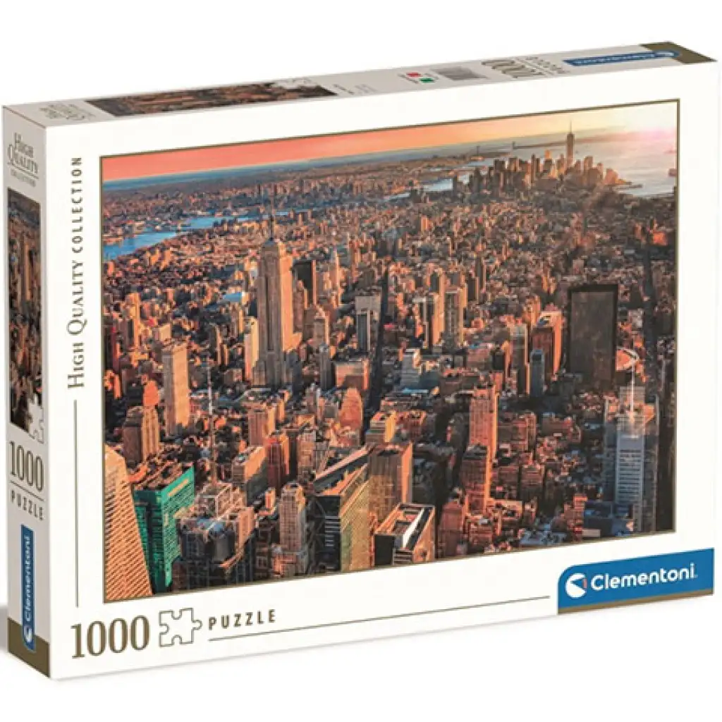New York City naplemente HQC puzzle 1000db-os - Clementoni kép 1